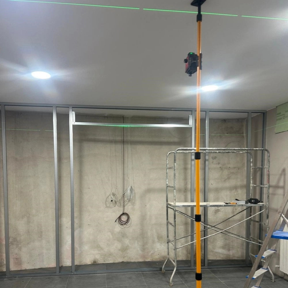 Ff group asta di estensione regolabile da 1,23 - 3,85mt per supporto laser