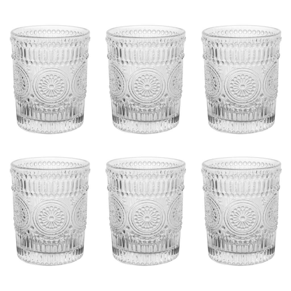 Set 6 Bicchieri Da Whisky 31Cl In Vetro Resistente Lavorato Bicchiere Design Moderno Cucina Acqua Cocktail Rum Certificati Contatto Alimentare Lavastoviglie Microonde Bar Ristorante Berne