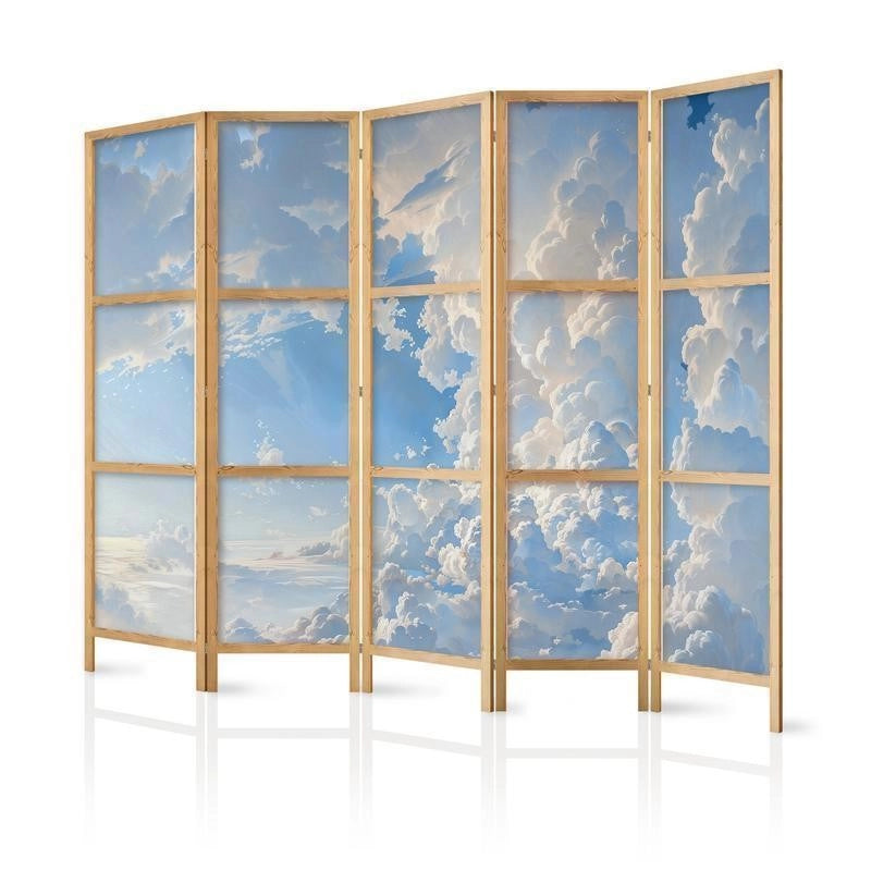 Paravento giapponese - The Sun Revealing the Secrets of the Clouds: Spectacular Images in the Sky Larghezza x Altezza Decor: 225x172