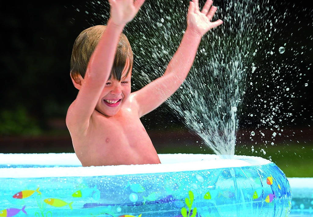 Intex PISCINA TONDA GONFIABILE BABY FISH DOUBLE  cm. 279x36 h (lt. 990+232)