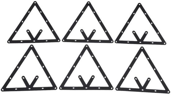 Accessori per Tavolo da Biliardo - Set a 6 pezzi - Sostegno per Palla - Posizionamento - Dimensioni 24 x 24cm - Bilancia per Biliardo