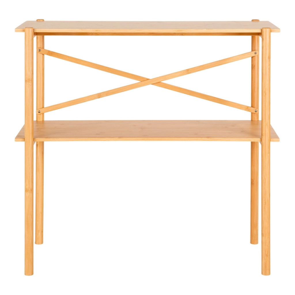 Tavolo Consolle Manaus, Marrone, Bamboo, 32x83x80,5 cm