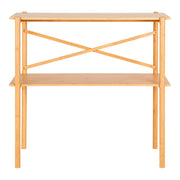 Tavolo Consolle Manaus, Marrone, Bamboo, 32x83x80,5 cm
