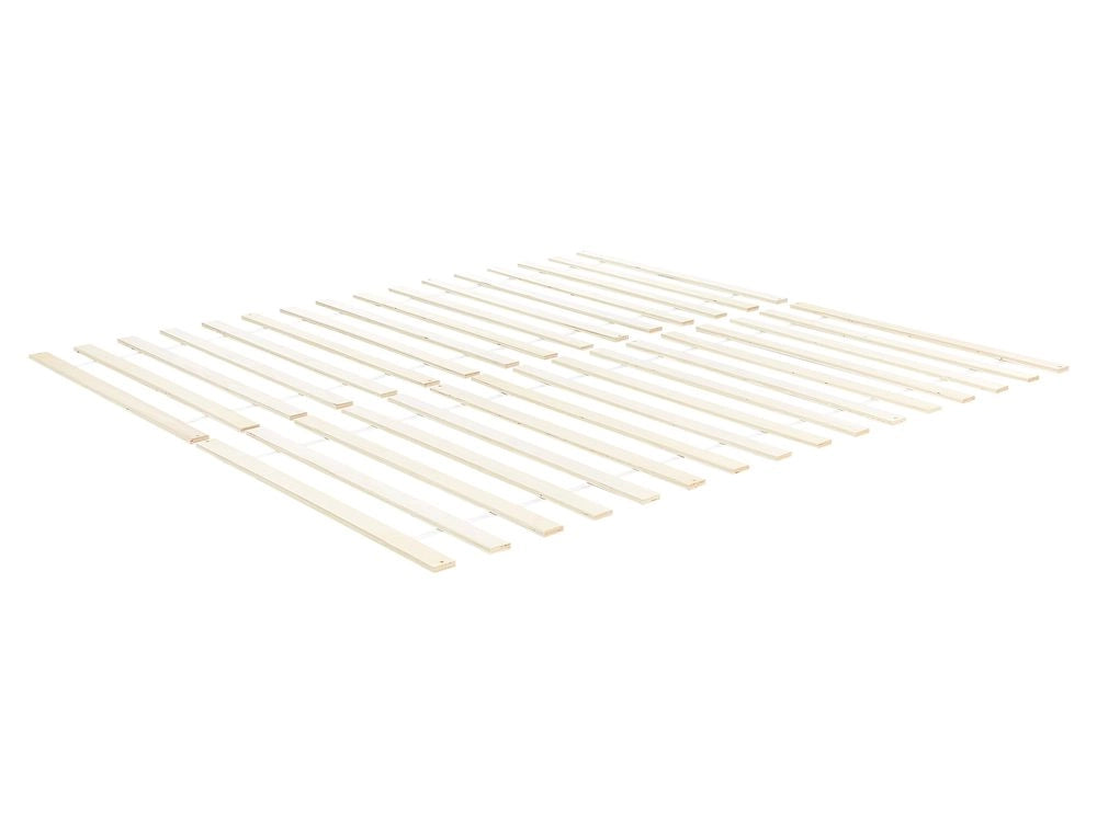 Rete a doghe con 32 doghe piatte arrotolate 160 x 200 cm doghe supporto arrotolate