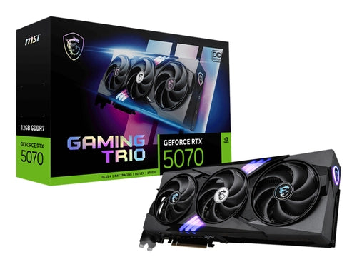 Msi gaming geforce rtx 5070 12g trio oc nvidia 12 gb gddr7 - RTX 5070 12G GAMING TRIO OC