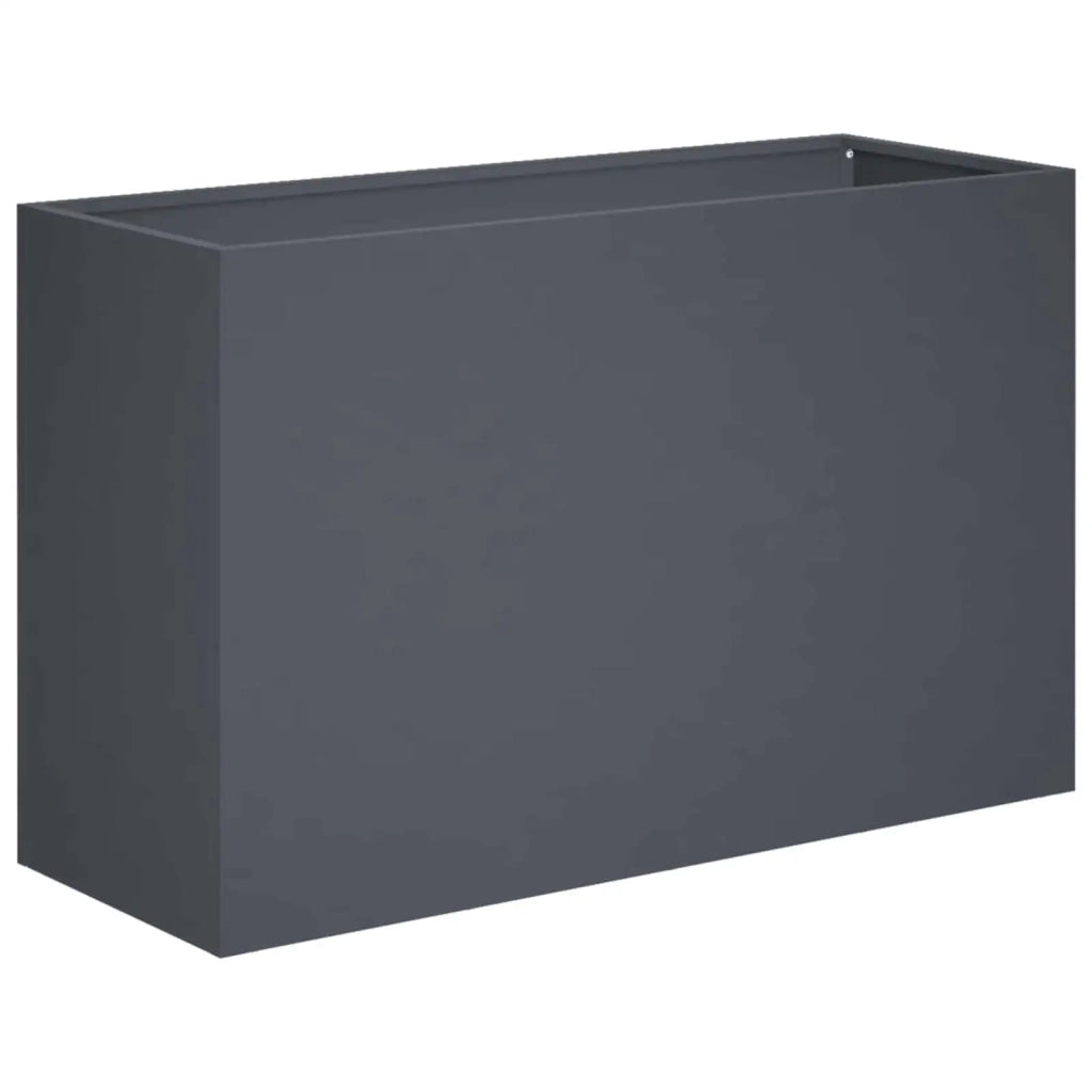 Vaso da giardino Antracite 80 x 30 x 50 cm 8005600