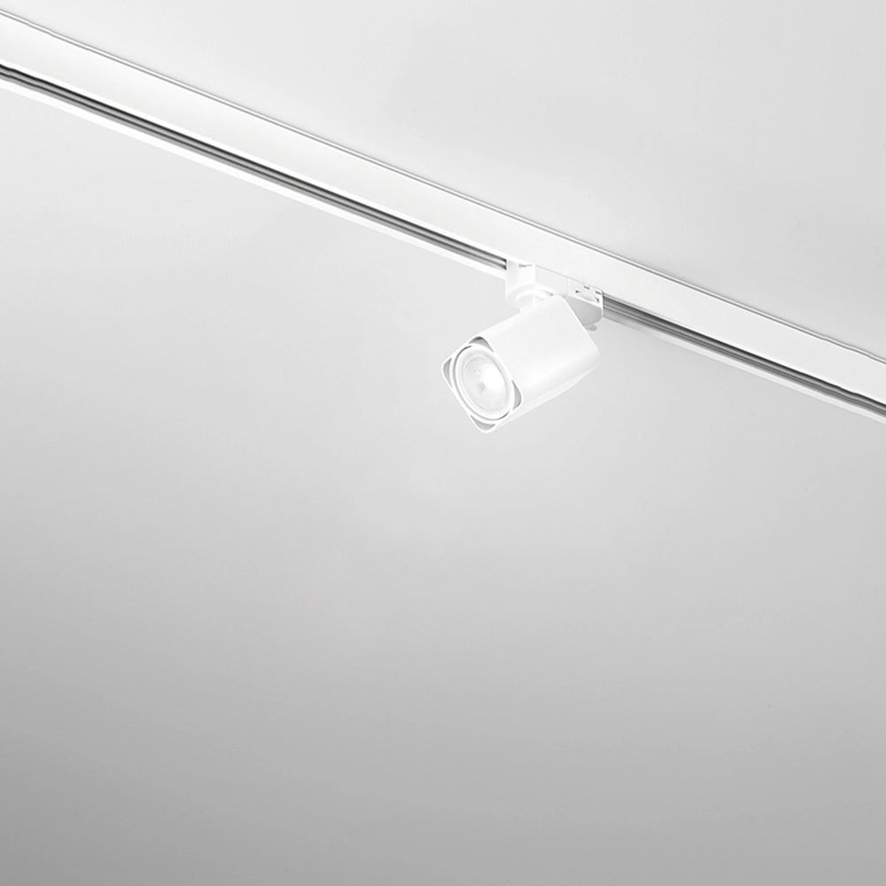 Faretto Per Binario Alluminio Bianco 1 Luce Gu10