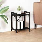 vidaXL Libreria Rovere nero 40 x 30 x 48.5 cm Legno multistrato