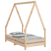 Giroletto per Bambini | Letto Infantile | Lettino 70x140 cm in Legno Massello di Pino
