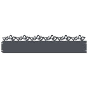 Bordure per prato 30 pz Antracite 103 x 0,05 x 22 cm Acciaio CFW6758937