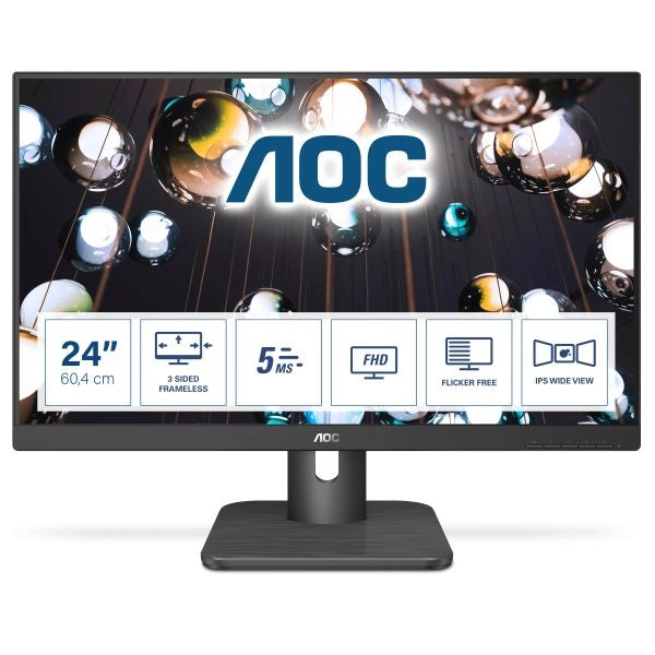 Aoc e1 24e1q monitor pc 60,5 cm (23.8") 1920 x 1080 pixel full hd led nero