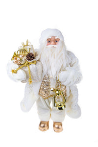 Pupazzo Babbo Natale con Doni 60 cm in Tessuto e Plastica