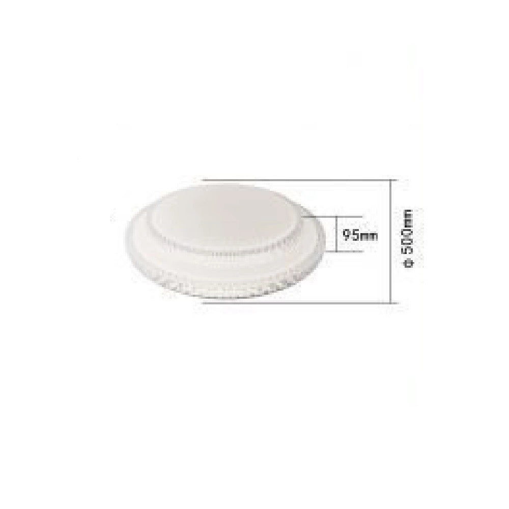 Trade Shop - Plafoniera Led Bt 60w Rotonda Lampadario Soffitto Cct Luce 3000k-6500k Pn-12-3c -