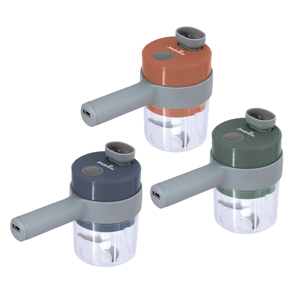 TRITATUTTO GRATTUGIA RICARICABILE 3 IN 1 15 W - contenitore ml 250  - JOYTECK