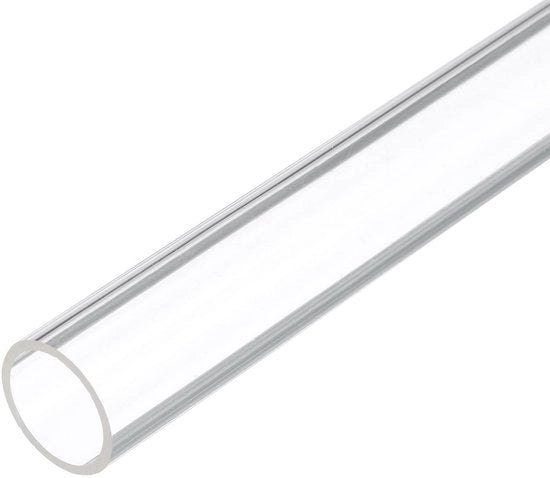 Tubi in PVC trasparente 10 pollici - 21 mm x 25 mm - acquedotti - illuminazione - duraturo e resistente all'usura