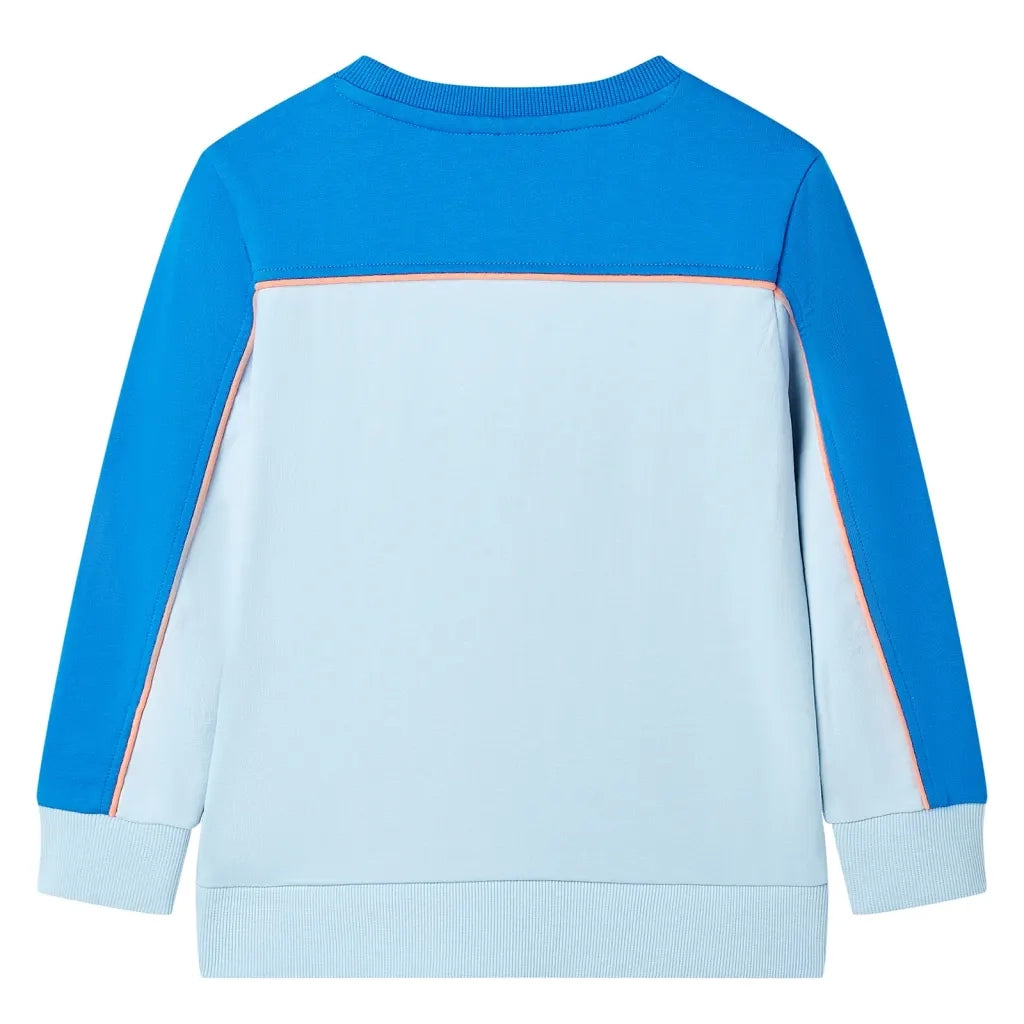 Felpa da Bambino Blu Brillante e Azzurro 128cod mxl 133844