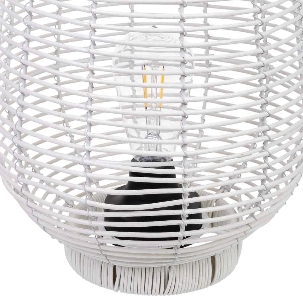 Lanterna in metallo e plastica con luce a batteria D25x39/50,5h cm