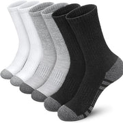9 Pair di calze sportive per uomo con funzione di respirazione e drenaggio del sudore, adatte per corsa, pallacanestro, maratoni e eventi con maniche lunghe.