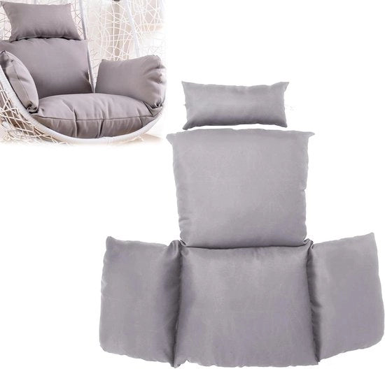 Sedile per poltrona appesa - Cuscino per sedile per poltrona appesa - 5 pezzi - Grigio chiaro - Polyrotan 

Modello: 
Dimensioni: 
Peso: 
Materiali: Polyrotan 
Colore: Grigio chiaro 
Quantità: 5 pezzi