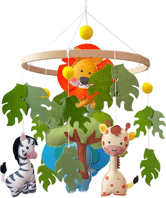 Culla mobile per bambini con palline in velluto - letto per bambini appeso - culla mobile per ragazzi e ragazze