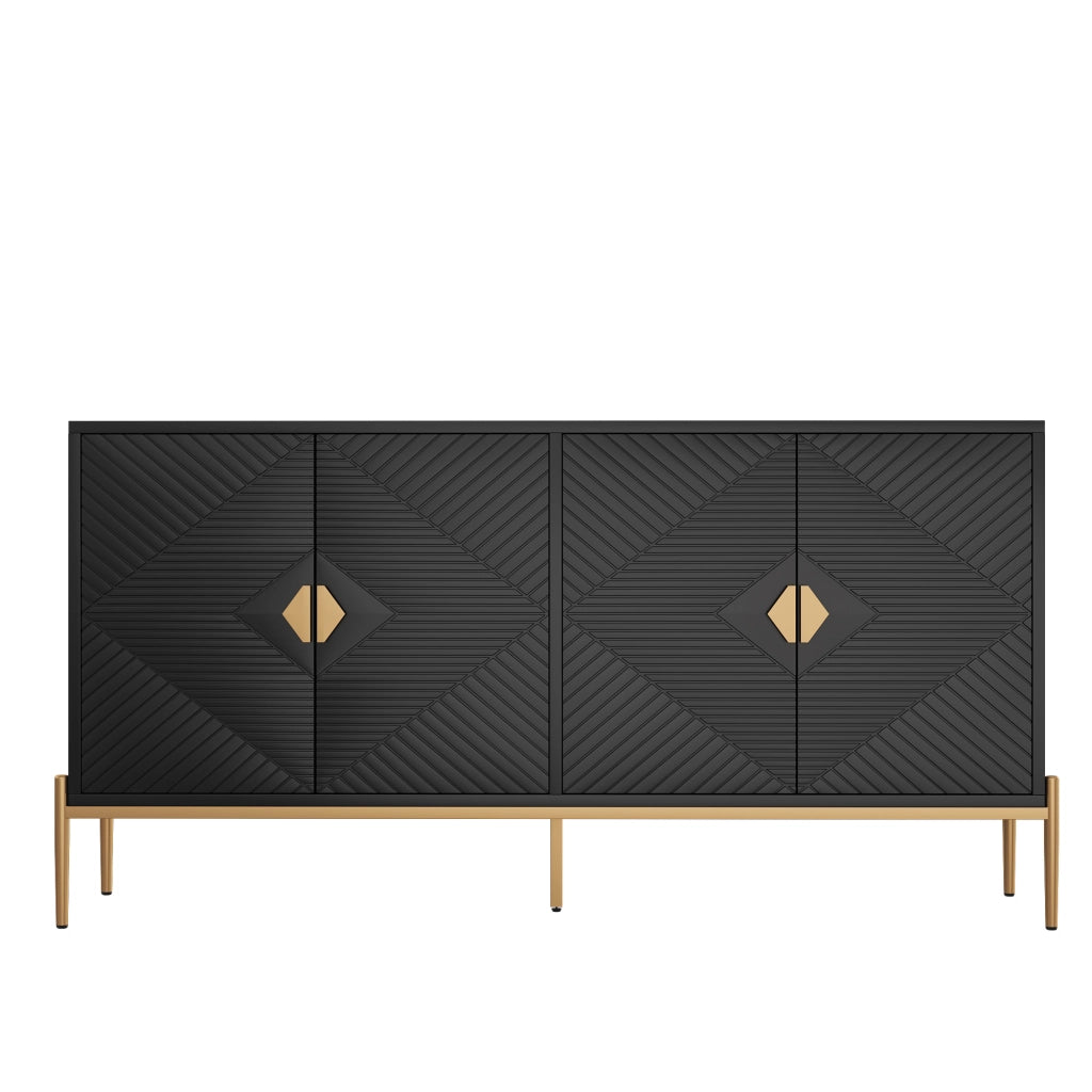 Credenza Moderna ¨C Xylo ¨C Bianco, Legno, 162x80x40 cm