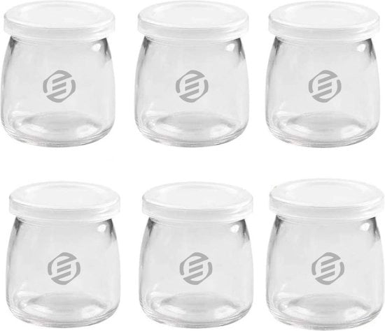 Set di Overnight Oats in Jar di Mason - Bicchieri per Muesli - Set di Avena - Must have per la Colazione