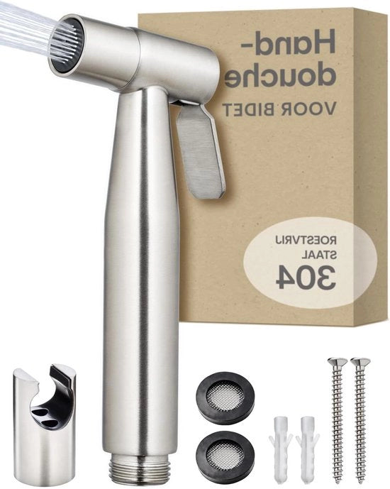 Bidet Manicure - Doccia Intima per Igiene - Inclusa 2 Tappi di Ricambio