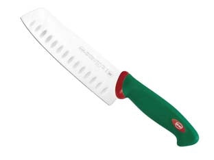 COLTELLO GIAPPONESE OLIVATO- - cm.18 - 1 pezzi SANELLI