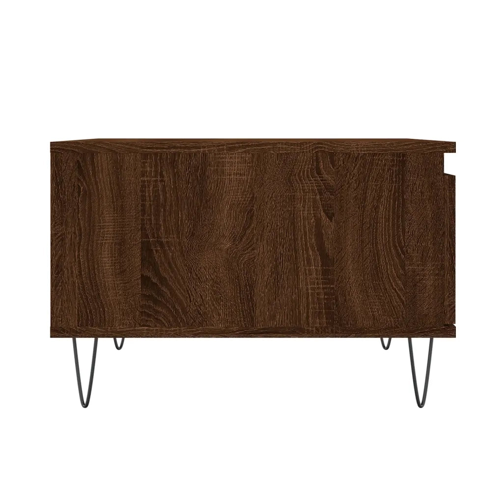 Tavolino da Salotto Rovere Marrone 55x55x36,5 cm in Multistrato 830763