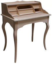 Scrivania 6 cassetti con tiretto legno grezzo 78x50x96 (3107) - Mobili 2G