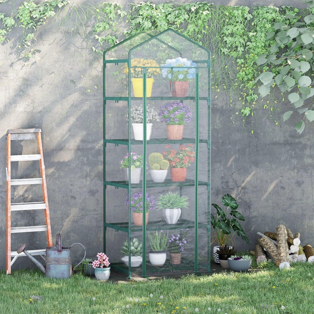 Serra da Giardino con Scaffale ¨C zephmum ¨C 69x49x193 cm