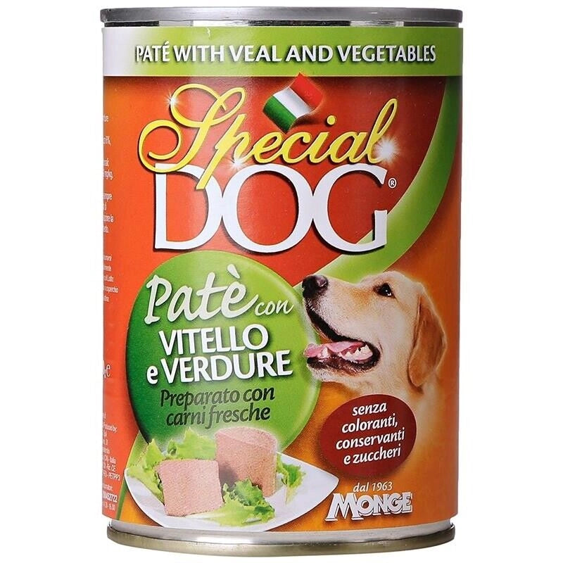 SPECIAL DOG PATÈ 400 GR VITELLO E VERDURE