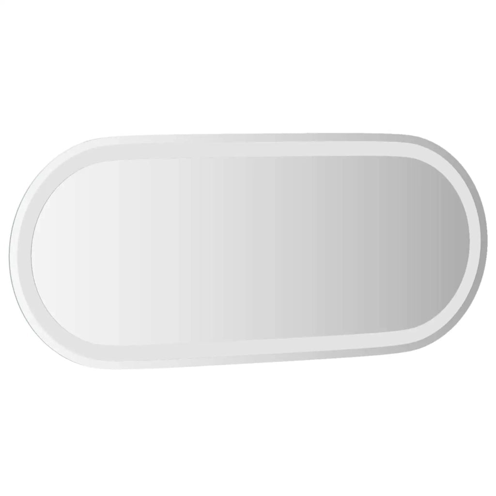 Specchio da bagno LED Trasparente 90 x 40 cm vetro temperato 42045854