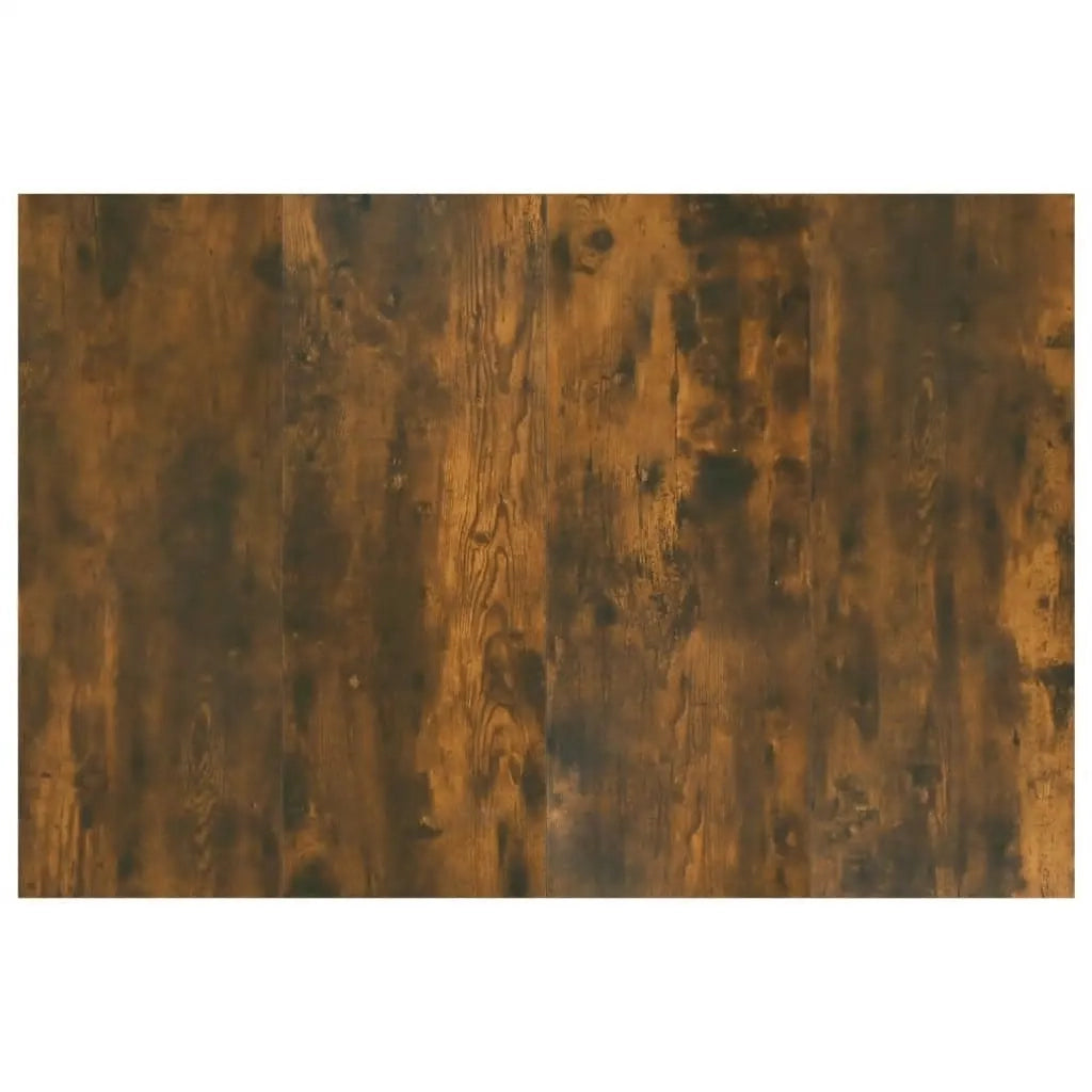 Testiera Letto con Comodini in Legno Multistrato Rovere Fumo 3115681