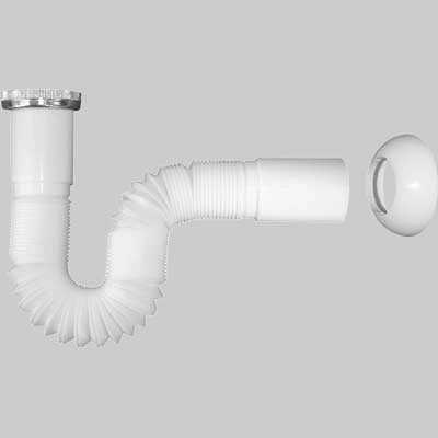 TUBO ESTENSIBILE CON GHIERA E ROSONE 1 x 32 - 1 pezzi - MARYPLAST