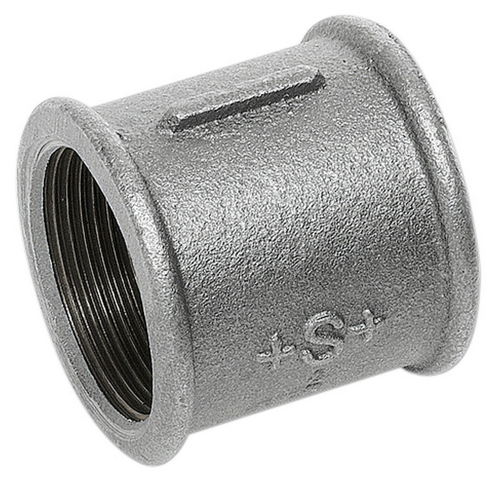 manicotto ghisa zincata gr.3/8 fig.270 cod:ferx.3884