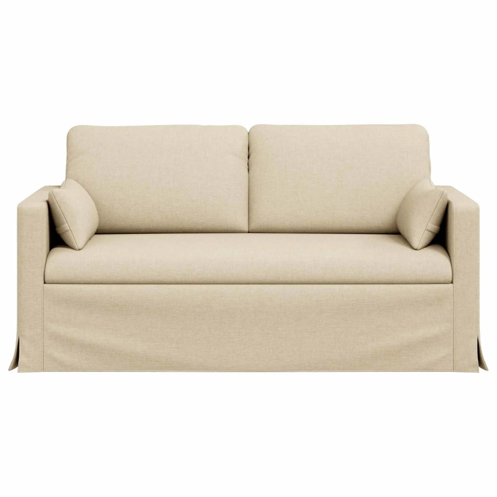Divano Crema 158 x 78 x 80 cm Tessuto
