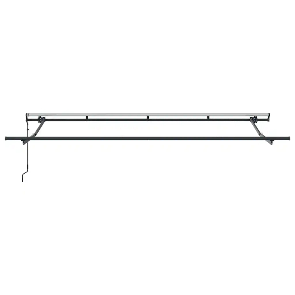 vidaXL Tenda Retrattile Antracite 400 x 200 cm Poliestere e Alluminio