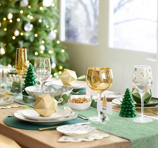 Telaio per tovaglie - verde - nastro da tavolo - 23 cm x 30 m - tessuto decorativo riciclabile - tovaglia da tavolo per matrimoni - comunioni - battesimi e tutti gli eventi - rotolo per tovaglie da tavolo