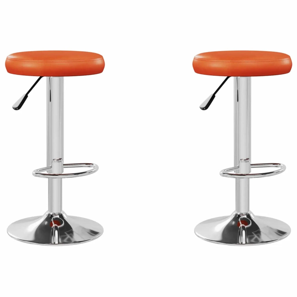 Sgabello da bar 2 pcs 31 x 31 x 87 cm Pelle Sintetica Girevole