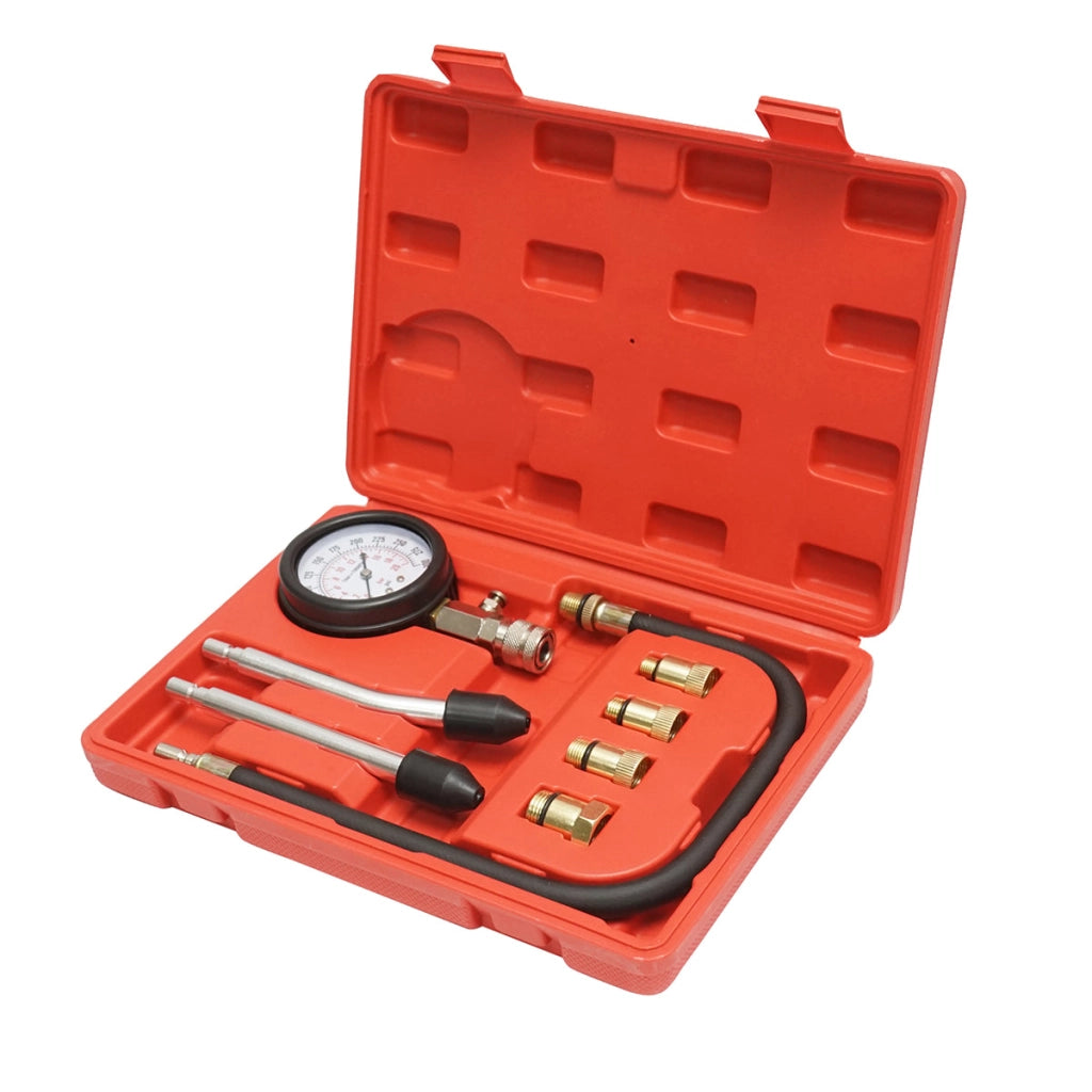 Kit di prova della pressione del motore a benzina, manometro meccanico 0-20 bar Breckner Germany