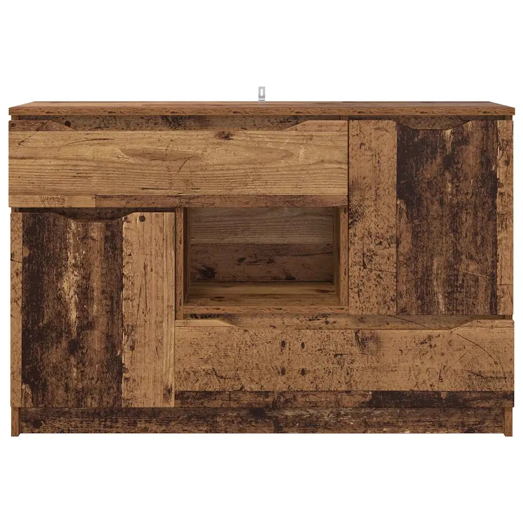 Credenza-Buffet-Armadio da cucina Legno vecchio 100 x 30 x 65,6 Legno multistrato