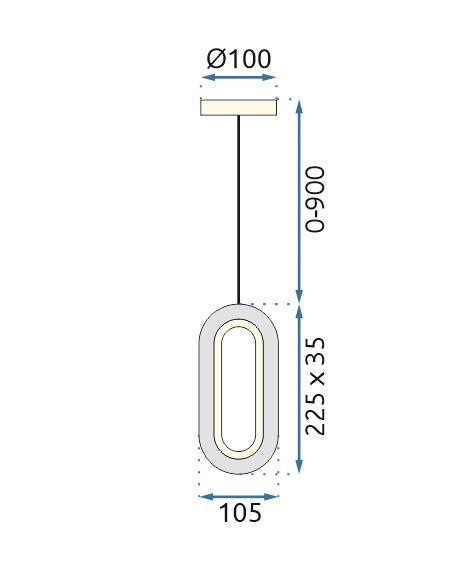 Lampadario A Sospensione In Cristallo G113-1cp Gold
