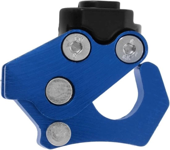 Accessorio per bicicletta e scooter multifunzionale con chiusura per casco metallica, manubrio multifunzionale ripiegabile, accessorio per bicicletta e scooter blu.