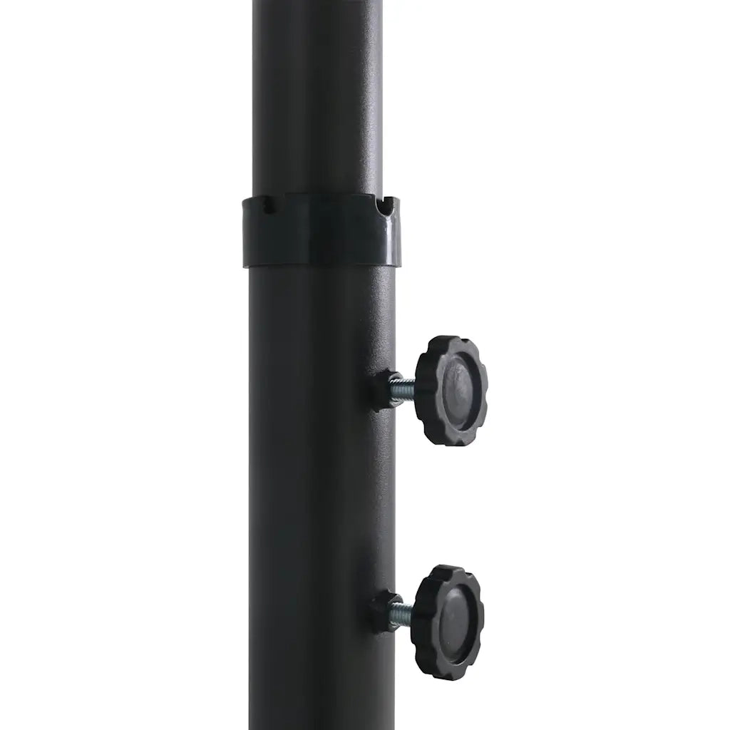 Ombrellone da Esterni Palo in Alluminio 460x270cm Nero 47302