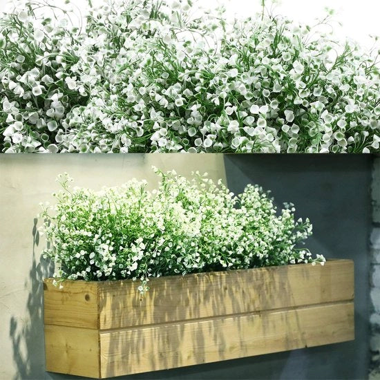 Set di fiori artificiali da 12 - resistente ai raggi UV - sostenibile - decorazione per interni ed esterni
