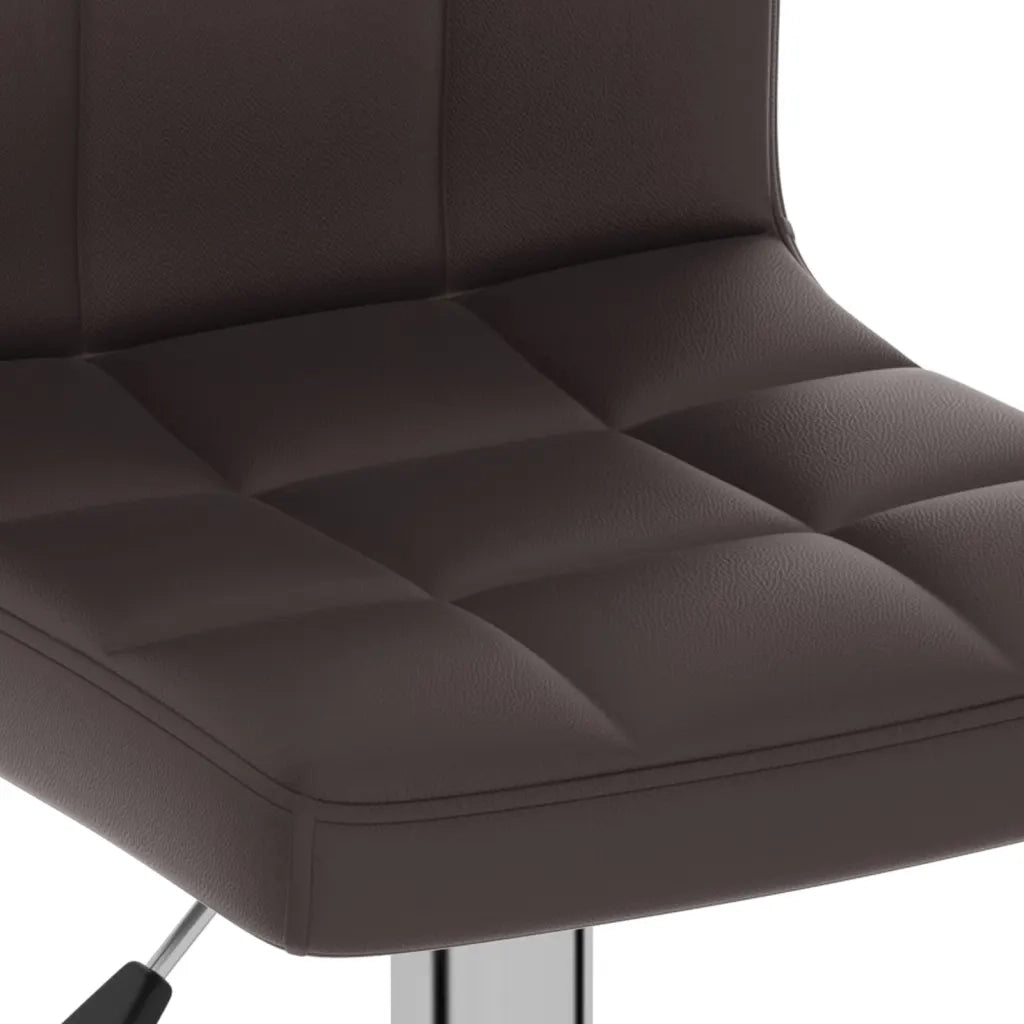 Sgabello da Bar Marrone in Similpelle cod mxl 64087