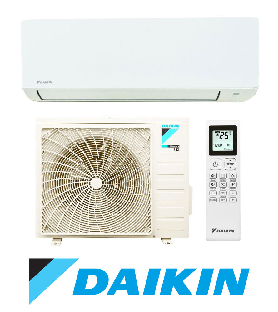 Climatizzatore + Kit Tubi Rame 3MT Cartellati Daikin  9000btu 2,5KW R32 A++/A+