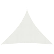 Vela ombreggiante/ombrellone 160 g/m² 4 x 4 x 4 m HDPE bianco 02_0009028