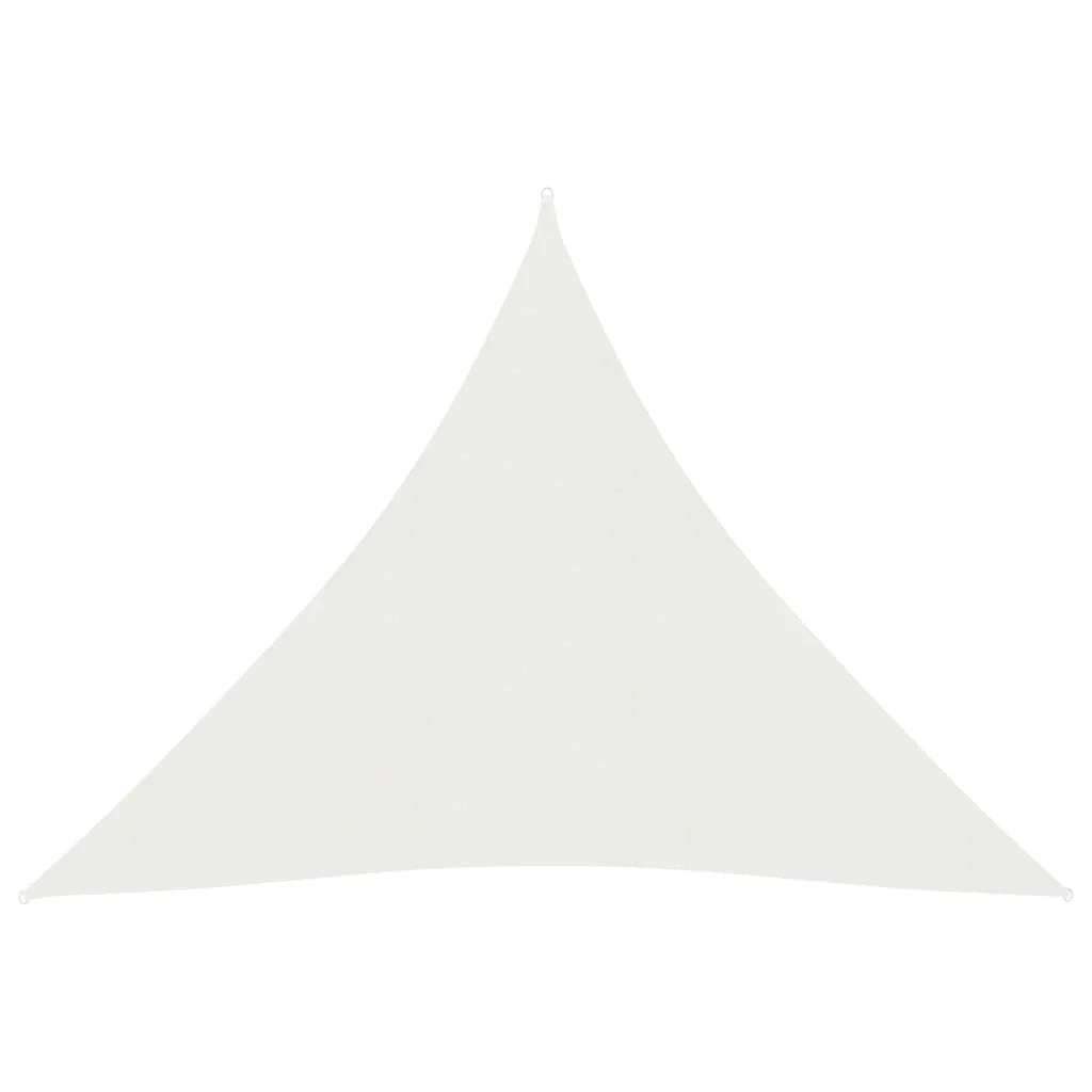 Vela ombreggiante/ombrellone 160 g/m² 4 x 4 x 4 m HDPE bianco 02_0009028